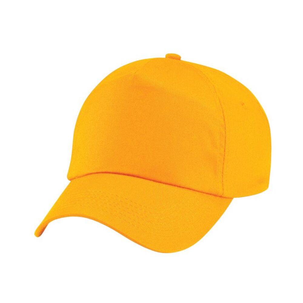 Beechfield Childrens/Kids Original 5 Panel Cap / Gold